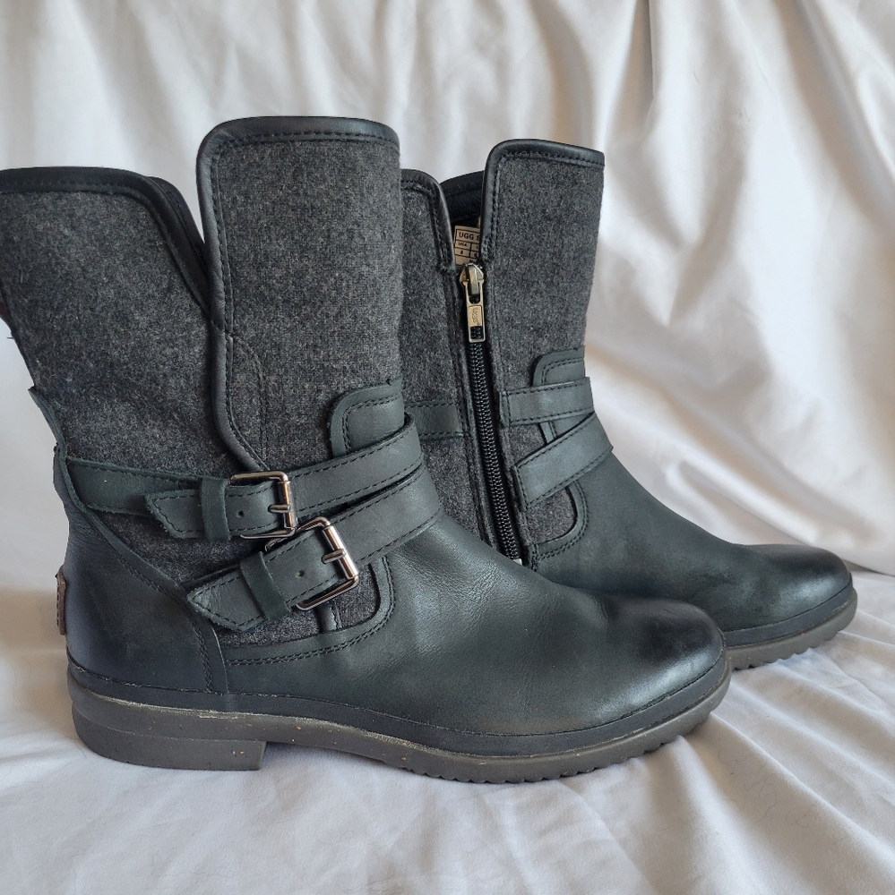 UGG simmens leather boots size 8 womens